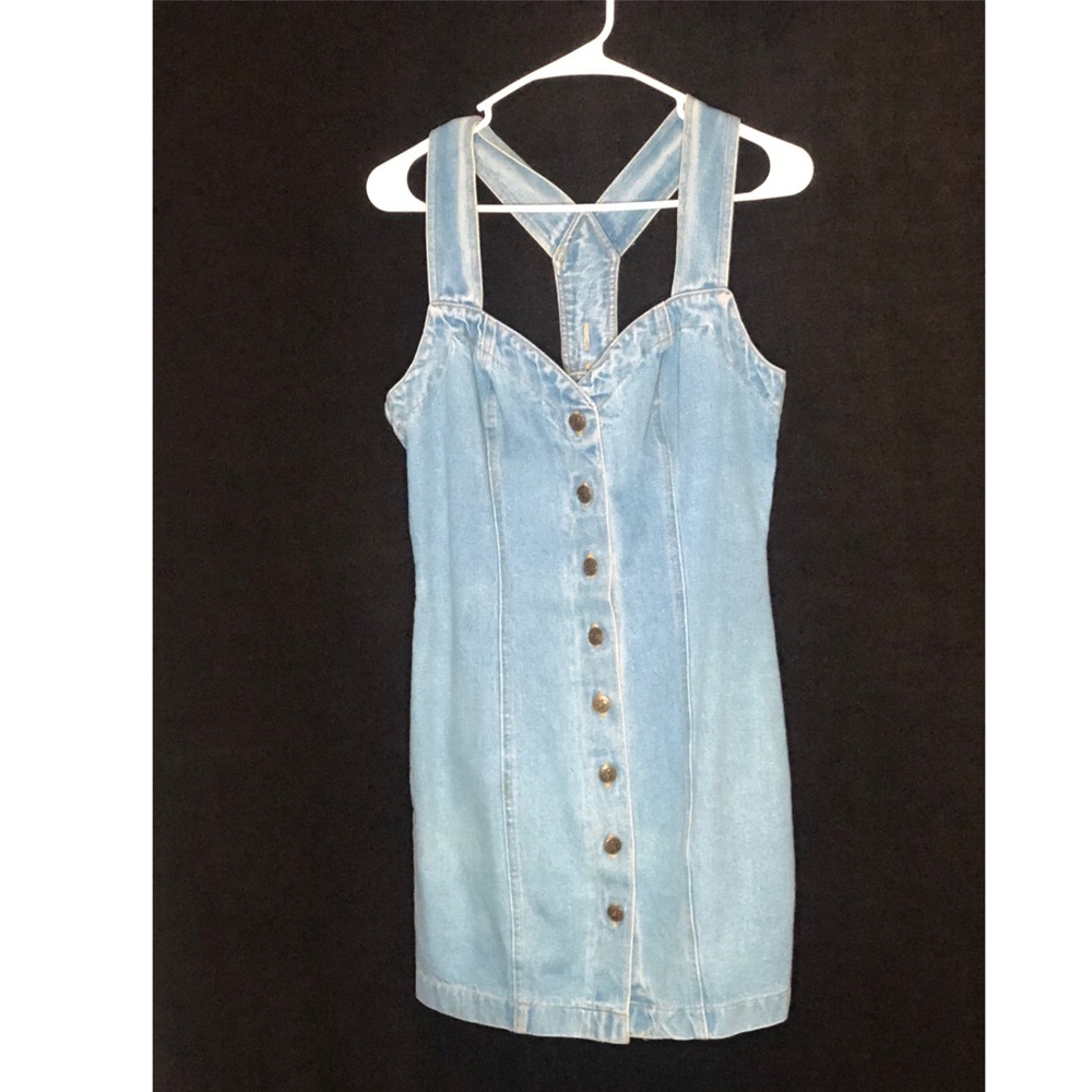 Lt. Denim Dress with adjustable back detail